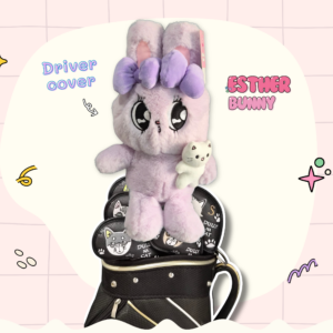 Headcover กระต่าย Esther Bunny (สีม่วงลาเวนเดอร์) - ลิขสิทธิ์แท้ รุ่น Lavender Bunny สำหรับ Driver