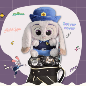 Headcover กระต่าย จูดี ฮอปส์ (Judy Hopps) - Zootopia ลิขสิทธิ์แท้ หูยาวน่ารัก สำหรับ Driver