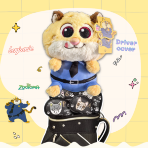 Headcover เสือชีตาห์ คลอฮาวเซอร์ (Clawhauser) - Zootopia ลิขสิทธิ์แท้ สำหรับ Driver 460cc