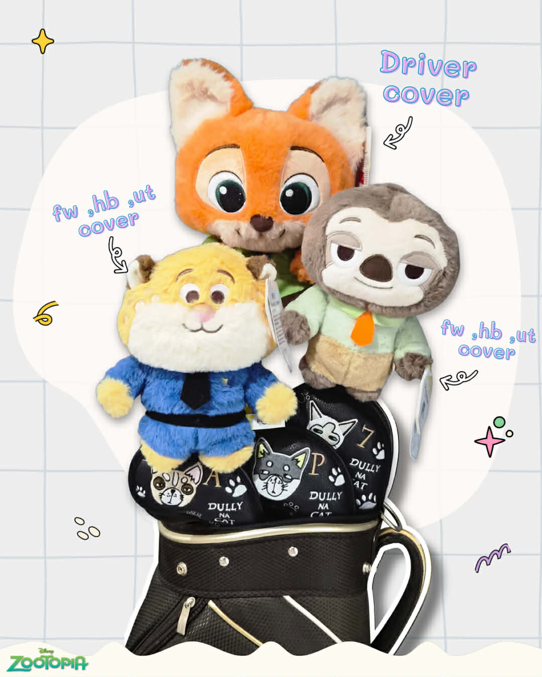 Golf Buddy Shop Cover โคฟเวอร์ ไม้กอฟ Logo