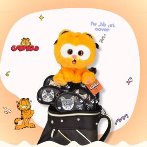Headcover การ์ฟิลด์ (Garfield) แมวส้มจอมกวน – ลิขสิทธิ์แท้ สำหรับ Fairway, Hybrid, Ut cover