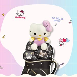 Headcover เฮลโล คิตตี้ (Hello Kitty) โบว์ชมพู - Sanrio ลิขสิทธิ์แท้ สำหรับ Fairway, Hybrid, Ut cover