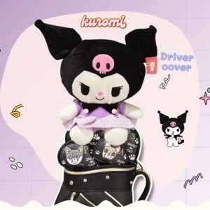 Headcover คุโรมิ (Kuromi) สีดำ งานแฟชั่นปีศาจน้อยสุดแสบ สำหรับ Driver cover 460cc