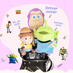 Set Headcover Toy Story ลิขสิทธิ์แท้ สำหรับไม้ Driver, Fairway, Hybrid, Ut cover