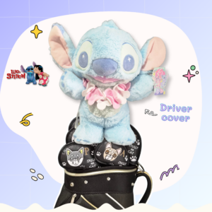 Headcover สติทช์ (Stitch) สีฟ้า - Lilo & Stitch ลิขสิทธิ์แท้ รุ่นขนนุ่มพิเศษ สำหรับ Driver