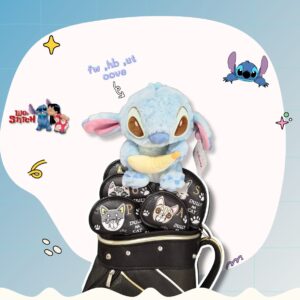 Headcover สติทช์ (Stitch) สีฟ้า – Lilo & Stitch ลิขสิทธิ์เเท้ ขนนุ่มพิเศษ สำหรับ Fairway, Hybrid, Ut cover