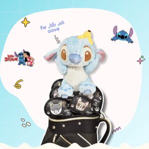 Headcover สติทช์ (Stitch) สีฟ้า – Lilo & Stitch ลิขสิทธิ์เเท้ ขนนุ่มพิเศษ สำหรับ Fairway, Hybrid, Ut cover