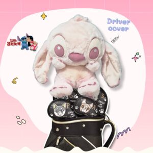 Headcover สติทช์ (Stitch) สีชมพู – Lilo & Stitch ลิขสิทธิ์แท้ รุ่นขนนุ่มพิเศษ สำหรับ Driver cover