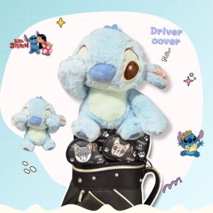 Headcover สติทช์ (Stitch) สีฟ้า – Lilo & Stitch งานแฟชั่น ขนนุ่มพิเศษ สำหรับ Driver cover