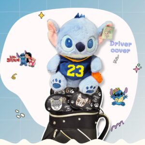 Headcover สติทช์ (Stitch) สีฟ้า – Lilo & Stitch งานแฟชั่น ขนนุ่มพิเศษ สำหรับ Driver cover