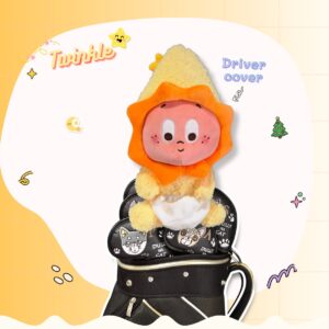 Headcover น้องทวิงเกิล (Twinkle) หัวแหลม สีเหลือง - งานแฟชั่น ตุ๊กตาแฟนซี สำหรับ Driver cover