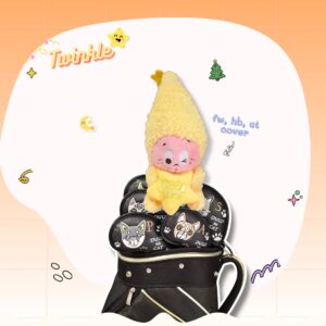 Headcover น้องทวิงเกิล (Twinkle) หัวแหลม สีเหลือง - งานแฟชั่น ตุ๊กตาแฟนซี สำหรับ Fairway, Hybrid, Ut cover