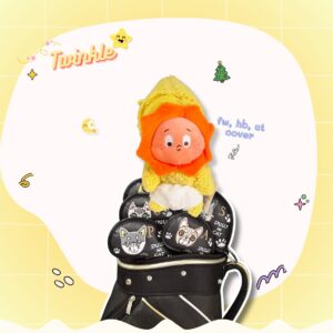 Headcover น้องทวิงเกิล (Twinkle) หัวแหลม สีเหลือง - งานแฟชั่น ตุ๊กตาแฟนซี สำหรับ Fairway, Hybrid, Ut cover