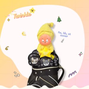 Headcover น้องทวิงเกิล (Twinkle) หัวแหลม สีเหลือง – งานแฟชั่น ตุ๊กตาแฟนซี สำหรับ Fairway, Hybrid, Ut cover