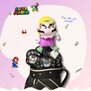 Headcover วาริโอ (Wario) – ลิขสิทธิ์เเท้ Super Mario Bros สำหรับ Fairway, Hybrid, Ut cover