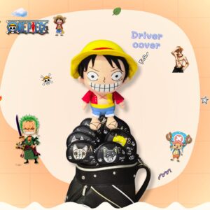 Headcover ลูฟี่ (Luffy) หมวกฟาง - One Piece วันพีซ ลิขสิทธิ์แท้ สำหรับ Driver cover