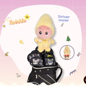 Headcover น้องทวิงเกิล (Twinkle) หน้าแบ๊วใส่ชุดลูกไม้ – งานแฟชั่น สำหรับ Driver cover