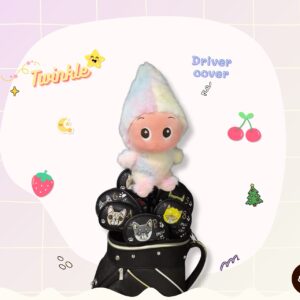 Headcover น้องทวิงเกิล (Twinkle) หน้าแบ๊วสีพาสเทล – งานแฟชั่น สำหรับ Driver cover